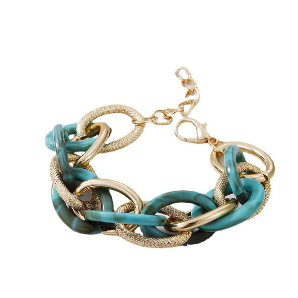 Turquoise Chain Bracelet