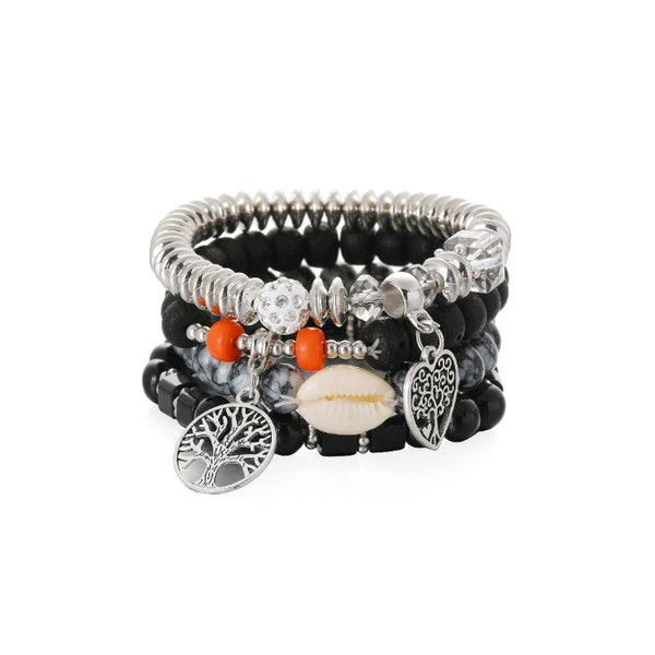 Black Tree Of Life Bracelet