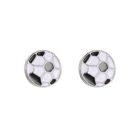 Soccer Ball Stud Earrings