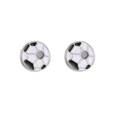 Soccer Ball Stud Earrings