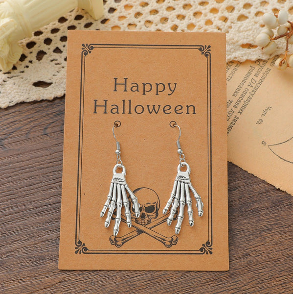 Skeleton Hands Halloween Card