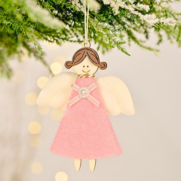 Pink Angel Ornament