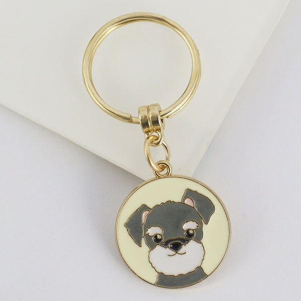 Schnauzer Keychain