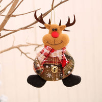 Plaid Reindeer Ornament