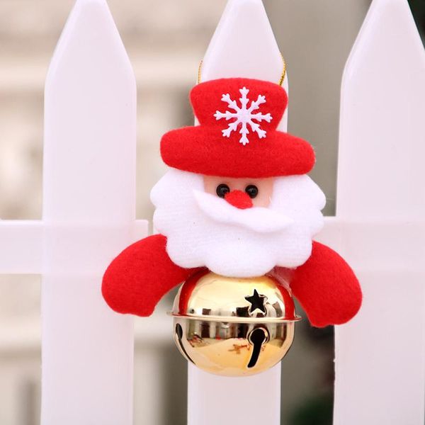 Santa Jingle Bell Ornament
