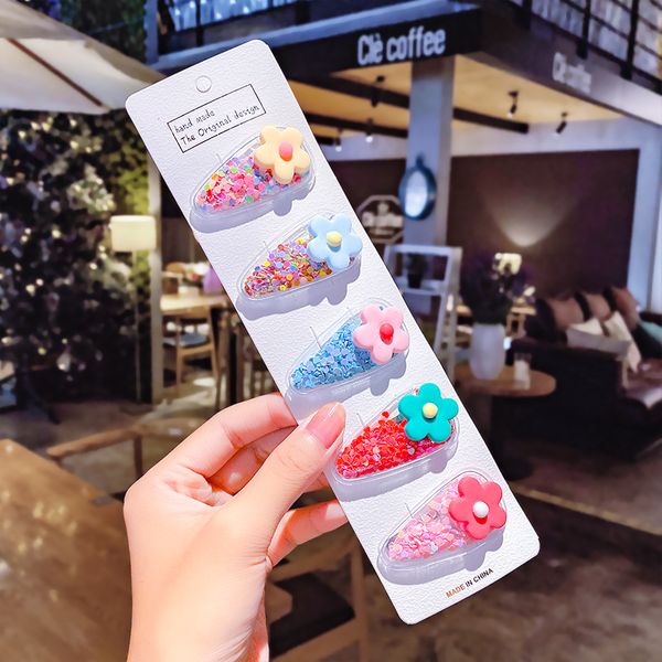 Confetti Hair Clips - Flowers