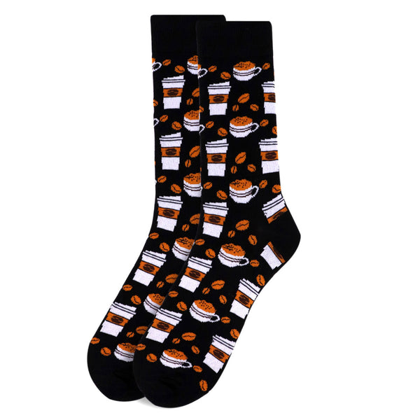Men's Coffee Cups Novelty Socks