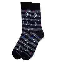 Men's Music Note Novelty Socks