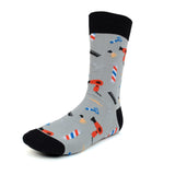 Men's Barber Shop Novelty Socks