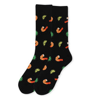 Men's Shrimp Cocktail Novelty Socks