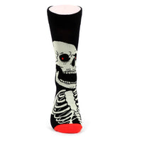 Men's Halloween Skeleton Novelty Socks