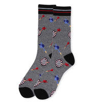 Men's Throwing Darts Novelty Socks