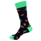 Men's Cactus Cowboy Novelty Socks