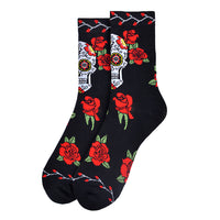 Women's Sugar Skull Novelty Socks