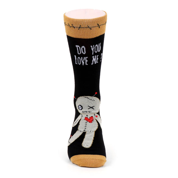 Men's Voodoo Doll Halloween Novelty Socks