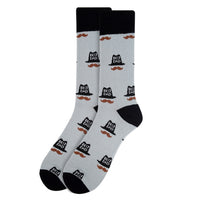 Men's Best Dad Grey Novelty Socks