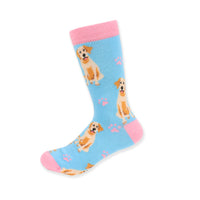 Women's Golden Retriever Dog Novelty Socks