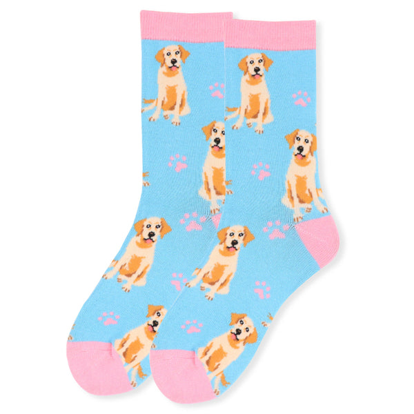 Women's Golden Retriever Dog Novelty Socks