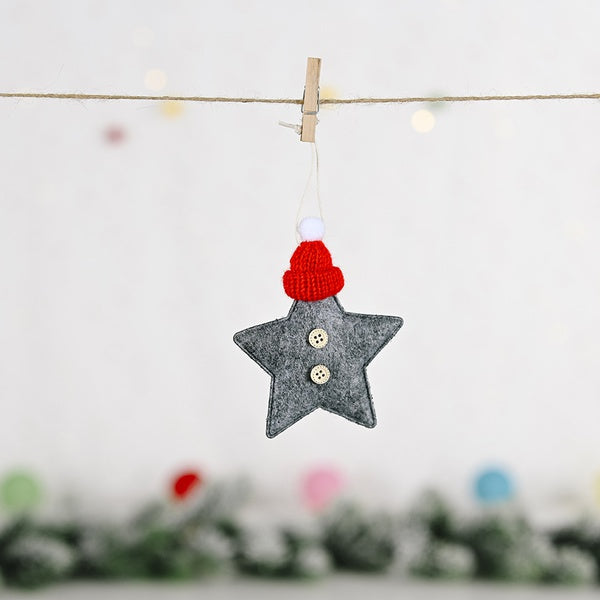 Gray Star Ornament